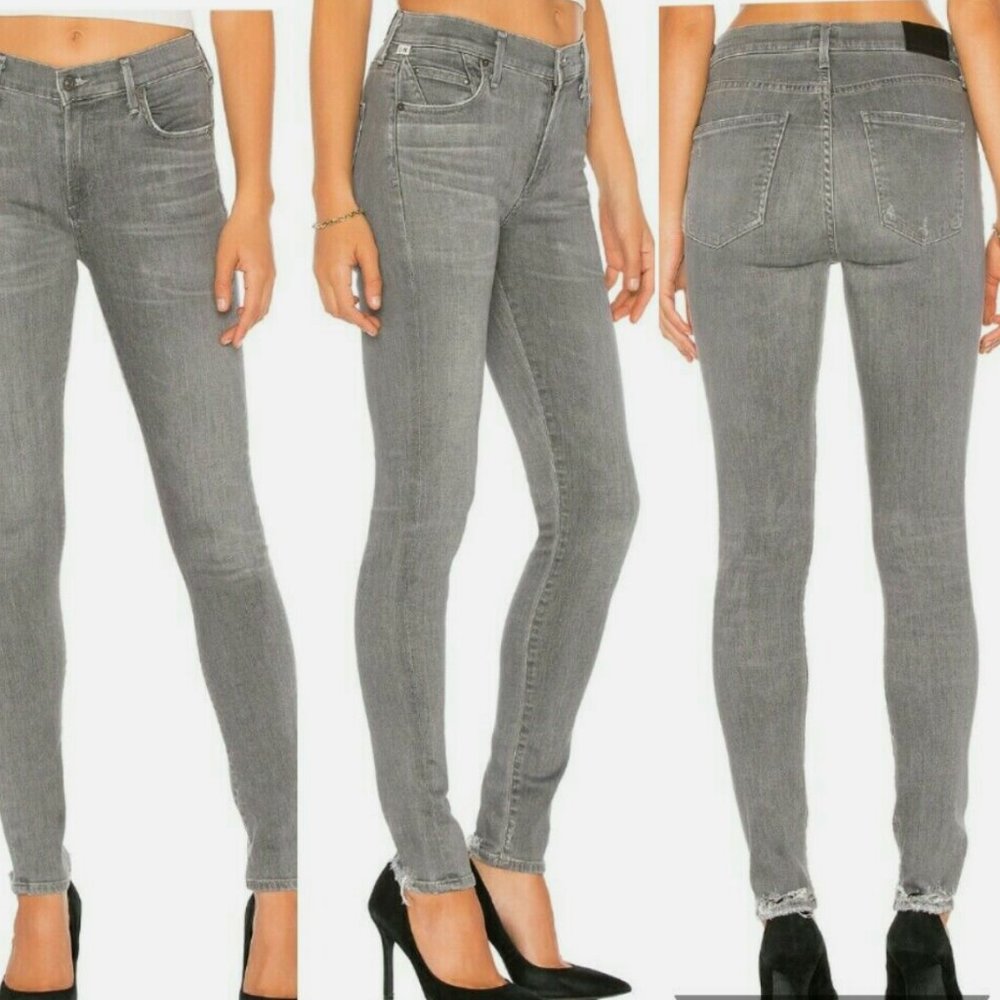 Citizens of Humanity Rocket High Rise Skinny Jean in Statuette 24